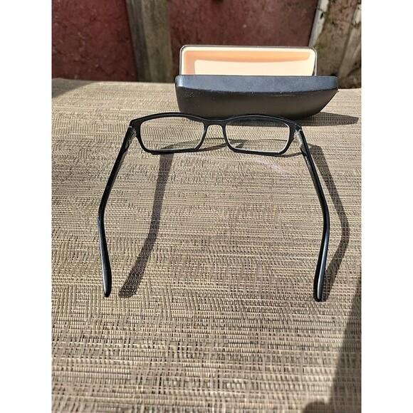 Wide Guyz Black Glasses Frames Only Case Included - Picture 5 of 5